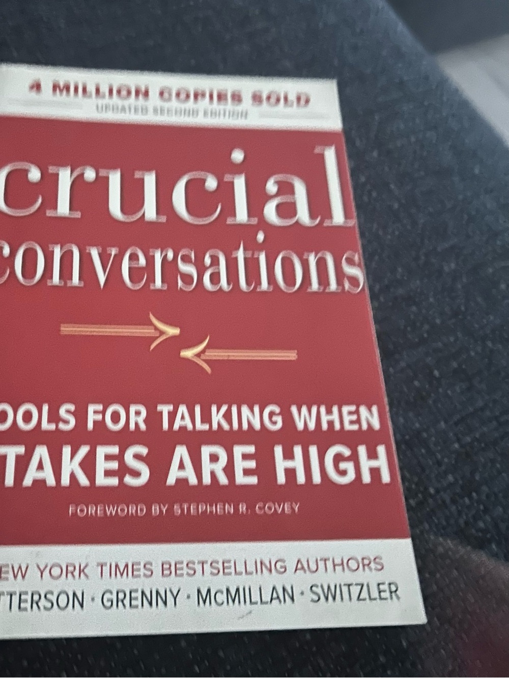 Crucial Conversations Paperback - Red Cover
